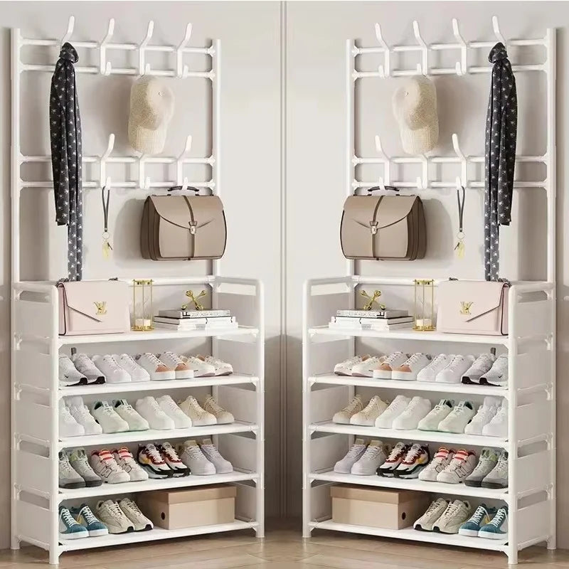 Portable Shoe And Coat Rack