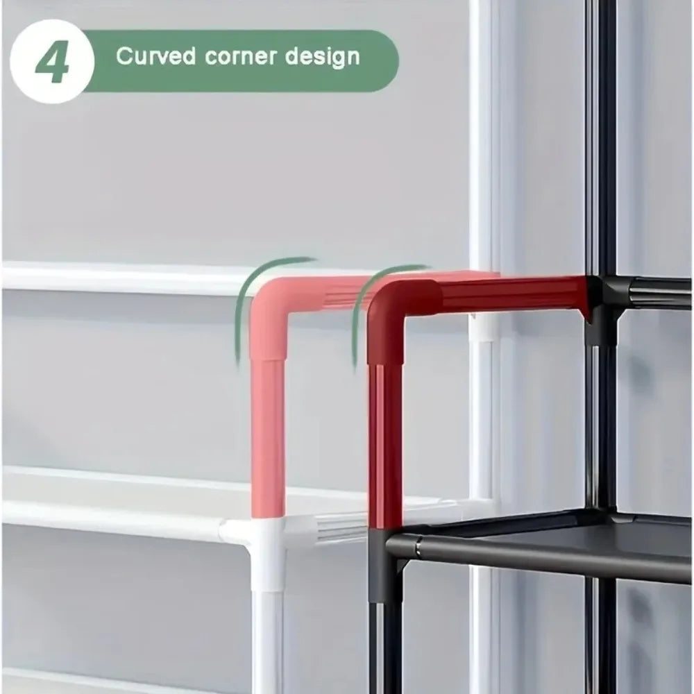 Portable Shoe And Coat Rack
