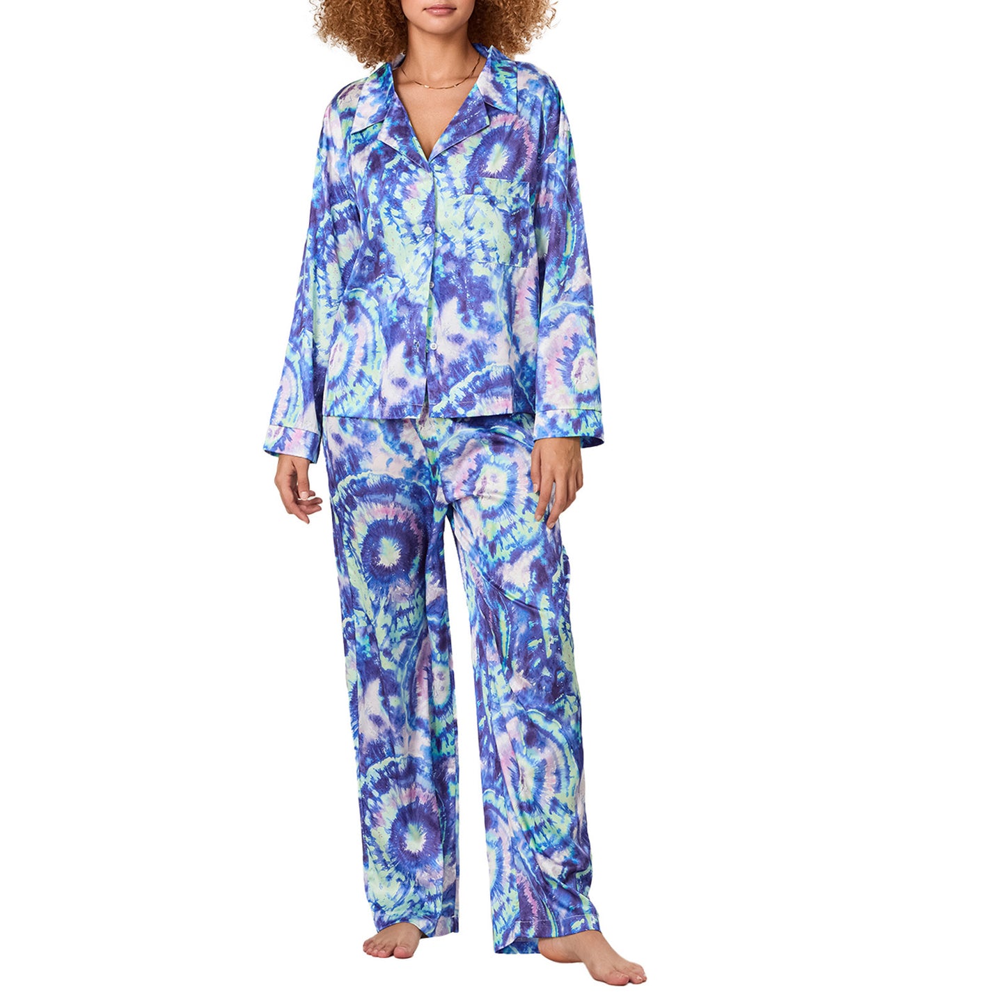 3D Digital Printing Leisure Home Long Sleeve Trousers Suit