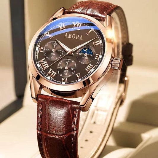 Fully automatic movement luminous waterproof watch