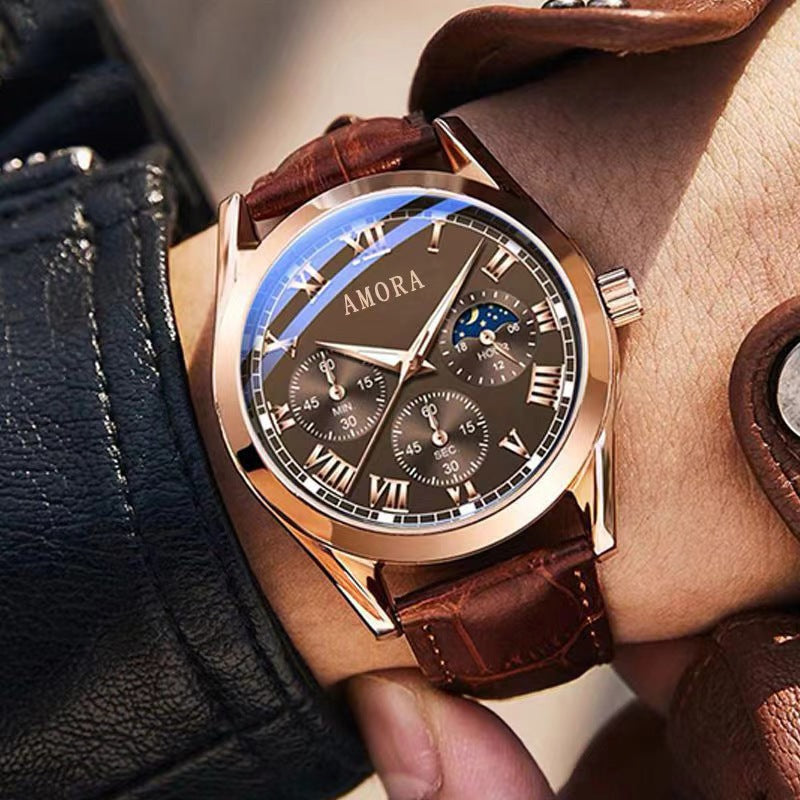 Fully automatic movement luminous waterproof watch